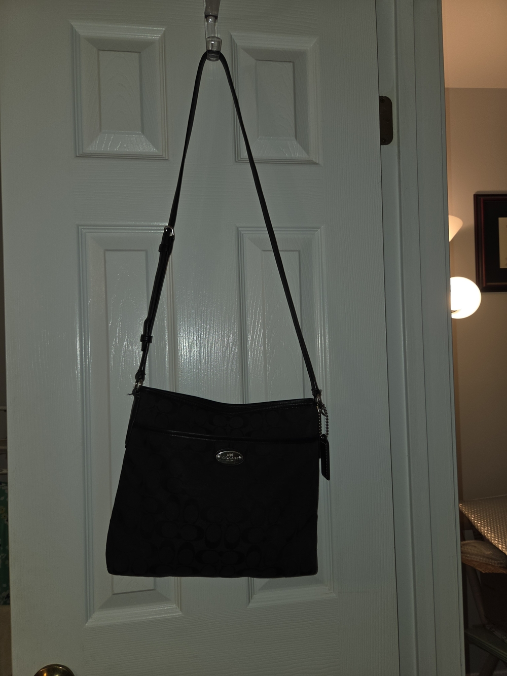 Coach Black Signature Crossbody Bag